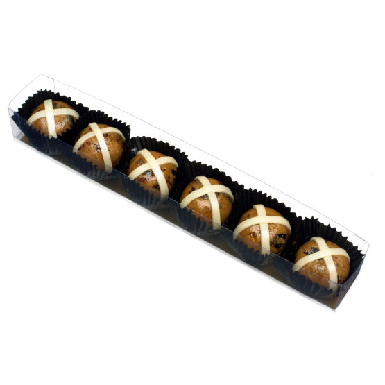 Shepcote - Marzipan Hot Cross Buns Pack x6 (12 x 65g) - No longer available to order