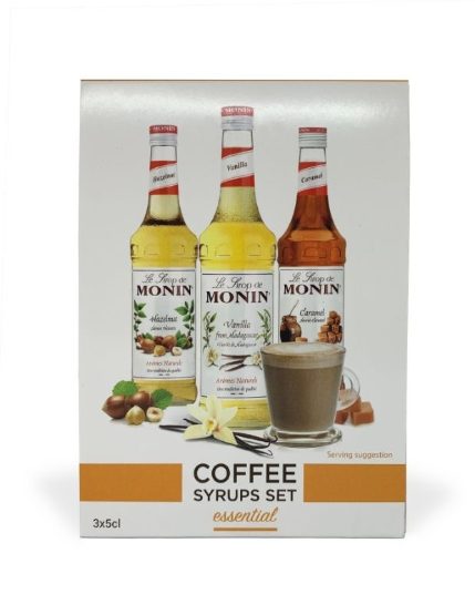 Monin - Coffee Set, Caramel,Vanilla,Hazelnut 10x(3x5cl)