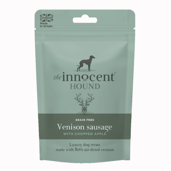 The Innocent Hound - Grain Free Venison Sausages with Chopped Apple (10x70g)
