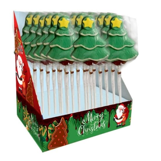 Bysel - Christmas Tree Choco Pops (12 x 40g)