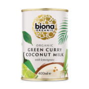 Biona Organic - Coconut Milk Green Curry (6 x 400ml)