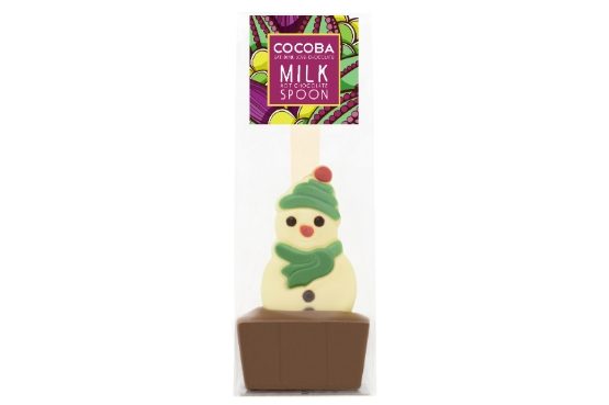 Cocoba - Snowman Milk Hot Chocolate Spoon (12 x 50g)