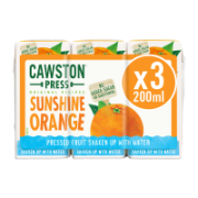 Cawston Press - Orange Fruit Water (6 x 3 x 200ml)