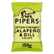 Pipers - Upton Cheyney Jalapeño & Dill (8 x 150g)