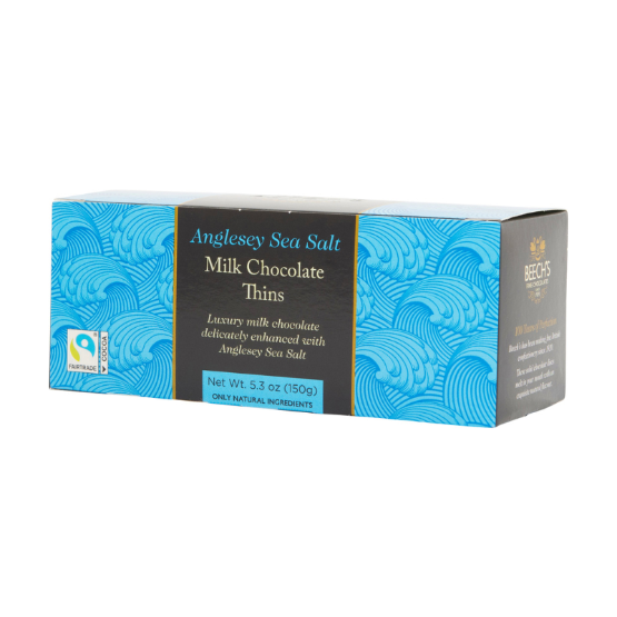 Beech's Milk Chocolate Anglesey Sea Salt Thins