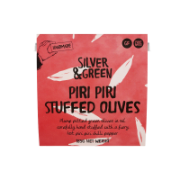 Silver & Green - Piri Piri Stuffed Olives (Pot) (6x185g)