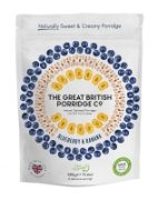 Great British Porridge - Blueberry & Banana (4 x 385g)