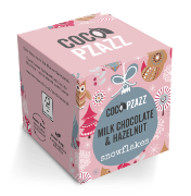 Coco Pzazz - Milk Choc & Hazelnut Snowflakes (8 x 80g)