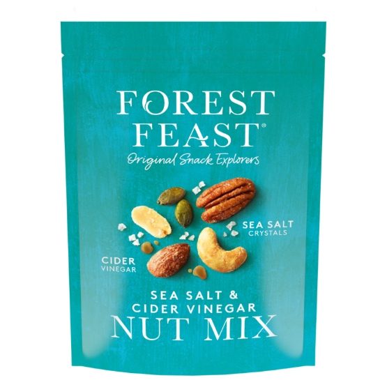 Forest Feast - Sea Salt & Cider Vinegar Nut Mix (8 x 120g)