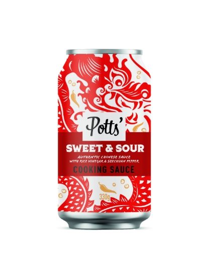 Potts - Sweet & Sour Sauce (8 x 330g)