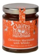 X1 Claire's Handmade-Christmas Marmalde w Whisky (6x227g)50%