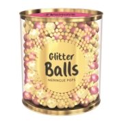 X2 Flower & White - GF Glitter Ball Pops - Party (24 x 150g)