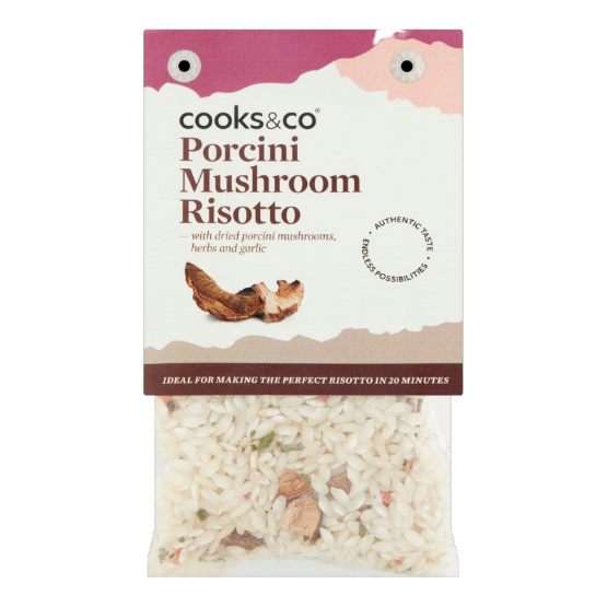 Cooks & Co - Porcini Mushroom Risotto (6 x 190g)