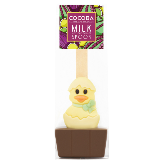 Cocoba - White Chocolate Duckling Spoon (12 x 50g) - No longer available to order
