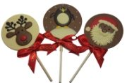 Chocolate Craft-Mx Case Festive Frnds Choc Lollies(10x30g)