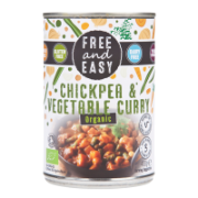 Free and Easy - Chickpea & Vegetable Curry (6 x 400g)