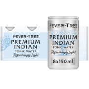 Fever-Tree - Refreshingly Light Tonic Water (Mini Cans) (3 x 8 x 150ml)