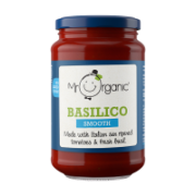 Mr Organic Smooth Basilico Sauce