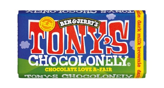 Tony's Chocolonely- Ben&Jerry's Choc Fudge Brownie (15x180g)