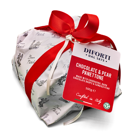 Diforti - Chocolate & Pear Panettone (6 x 500g)