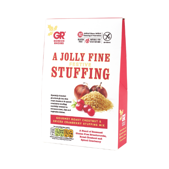 Gordon Rhodes - GF Gourmet Chestnut & Spiced Cranberry Stuffing Mix (5 x 125g)