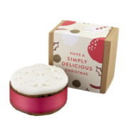 Simply Delicious - 5" Iced Round Christmas Cake Gift Box (4 x 840g)