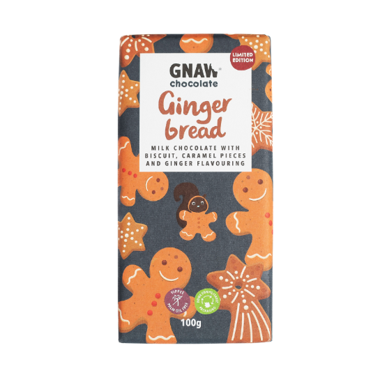 Gnaw - Gingerbread Milk Chocolate (12 x 100g)