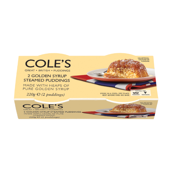 Coles Puddings Golden Syrup Steamed Pudding