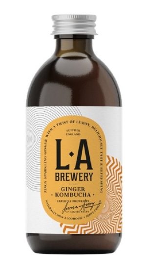 LA Brewery- Ginger Kombucha (12 x 330ml) *Ambient*