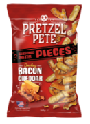 Pretzel Pete - Pretzel Pieces Smokey Bacon Cheddar (8x160g)