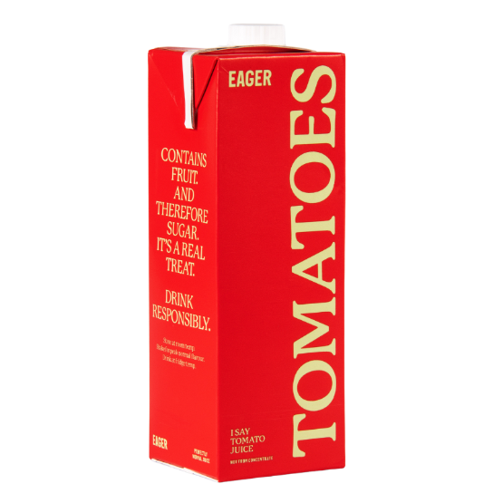 Eager Drinks - Tomato Juice Carton (8 x 1ltr)