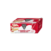 ##EnglishCheesecake- Strawberry&Cream Chcake Bites (4 x 68g)
