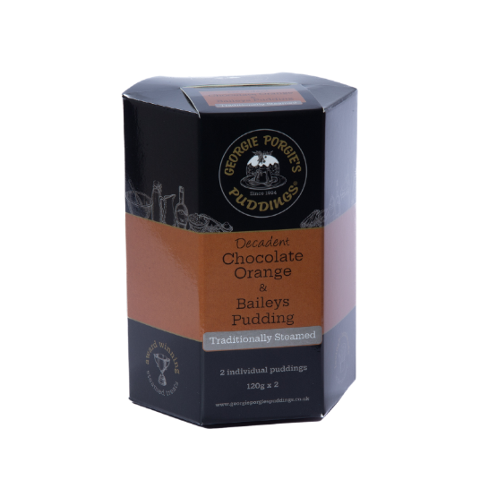 Georgie Porgie - Gift Box Chocolate Orange & Baileys Pudding (6 x (2 x 120g))