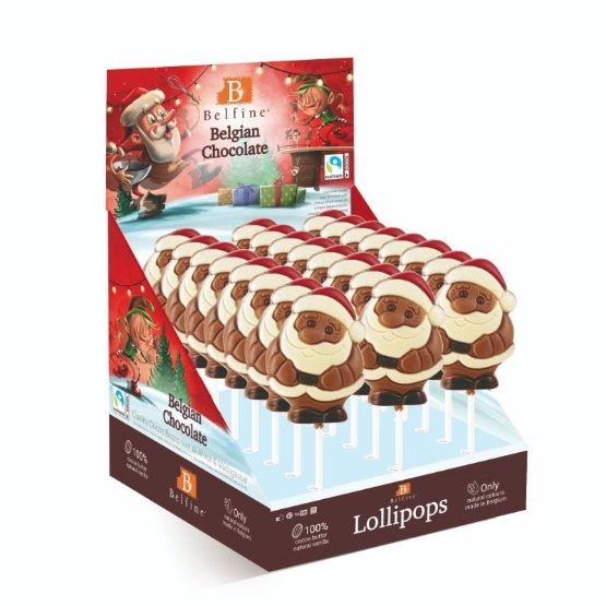 Belfine - Santa Claus Lollipop (24 x 35g)