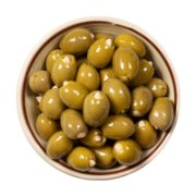 Silver and Green Almond Stuffed Olives