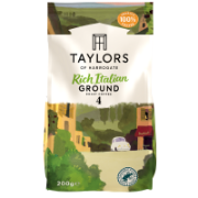 Taylors - Rich Italian Ground Coffee (6 x 227g) 