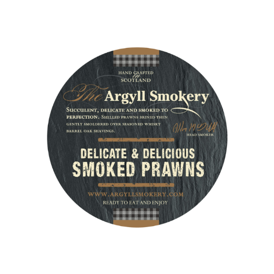 Argyll Smokery - Smoked Prawns in Tub (1 x 125g) 