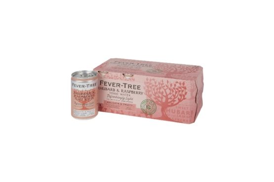 Fever Tree - Refreshingly Light Rhubarb & Rasp(3x8x150ml)