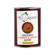 Mr Organic - Tomato & Lentil Soup (12 x 400g)