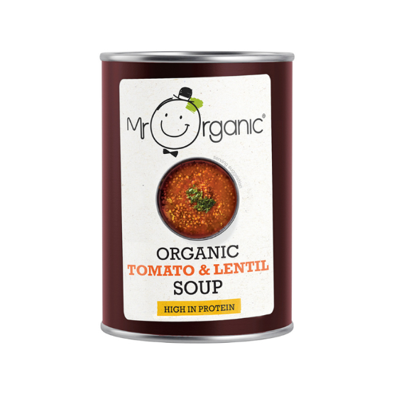 Mr Organic - Tomato & Lentil Soup (12 x 400g)