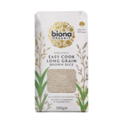 Biona Organic- Easy Cook Long Grain Rice (6 x 500g)