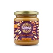 Biona Organic- Crunchy Peanut Butter w/ Seasalt (6 x 250g)