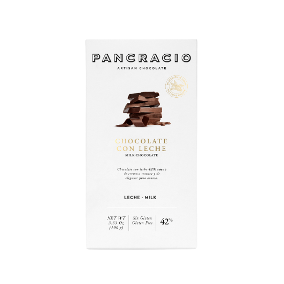 Pancracio - Milk Chocolate 42% Bar (20 x 100g)