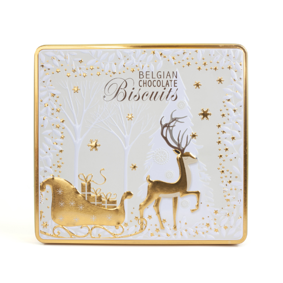 Silver Crane - Magical Reindeer and Sleigh Tin (12 x 375g)