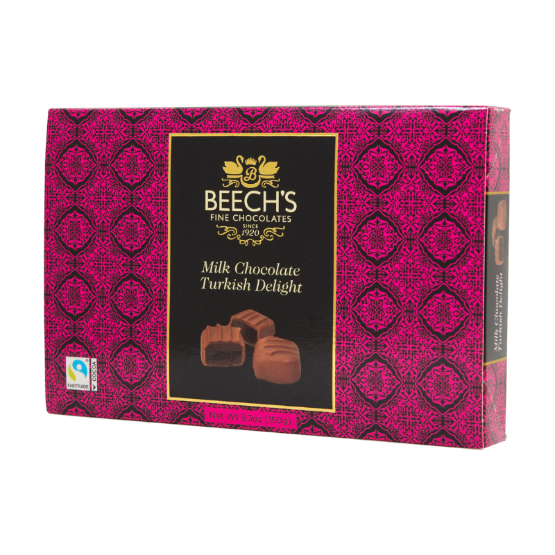 Beech's Rose Flavour Milk Chocolate Turkish Delight