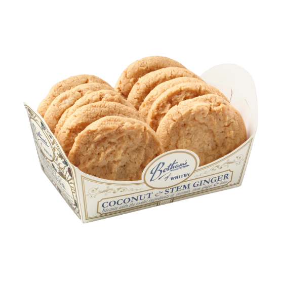 Botham's of Whitby Coconut and Stem Ginger Biscuits