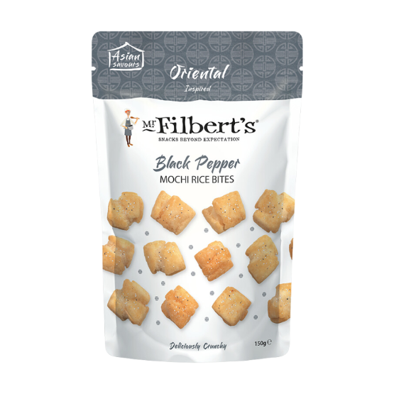 Mr Filberts Black Pepper Salt Mochi Rice Bites