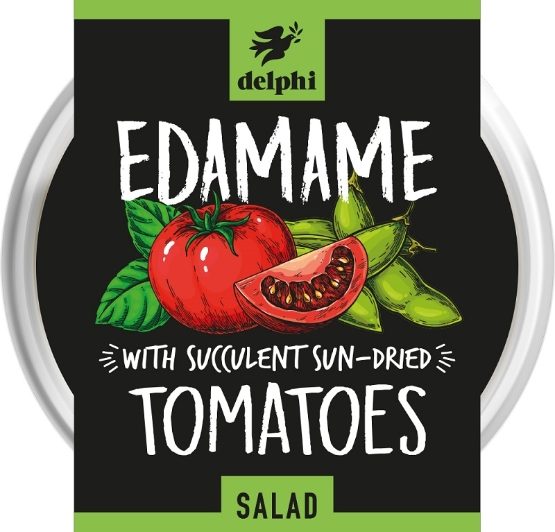 Delphi - GF Edamame Salad with Sundried Tomatoes (1 x 200g)