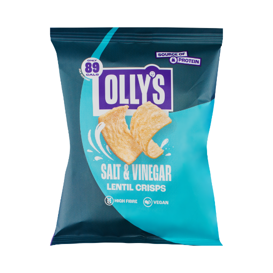 Olly's Salt and Vinegar Lentil Crisps