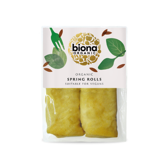 ## Biona - Spring Rolls w/ Hint of Ginger (5 x 220g)